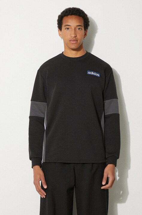adidas Originals bluza Adibreak Crew męska kolor czarny z aplikacją IY4853