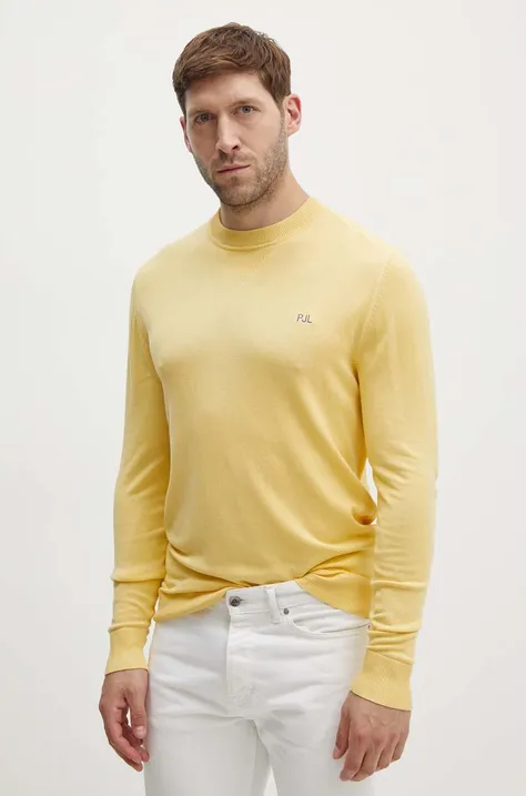 Pepe Jeans pulóver CASTLE könnyű, férfi, sárga, PM702442