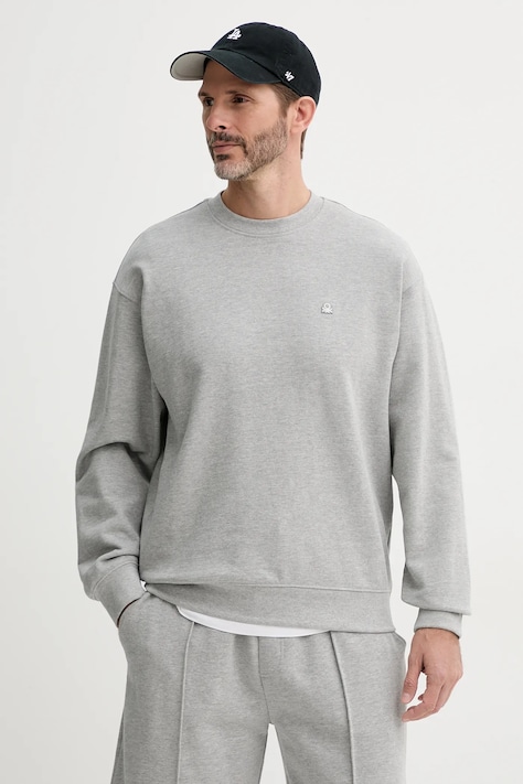 Хлопковая кофта United Colors of Benetton мужская  однотонная 342ZU1093