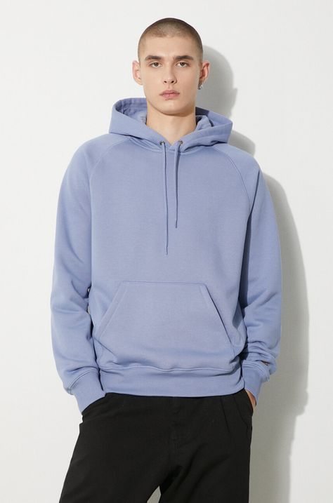 Кофта Carhartt WIP мужская с капюшоном однотонная I033661.29XXX