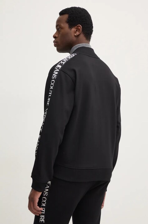 Бавовняна кофта Versace Jeans Couture — AW24-BLM0BS, чорний — фото 3