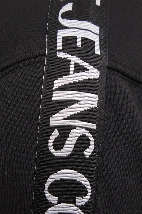 Бавовняна кофта Versace Jeans Couture — AW24-BLM0BS, чорний — фото 6