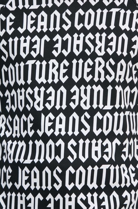 Бавовняна кофта Versace Jeans Couture — AW24-BLM0C8, чорний — фото 6