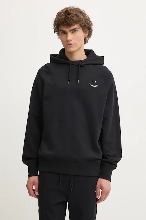 Pulover PS Paul Smith moški, črna barva, s kapuco, M2R.960XE.N22126