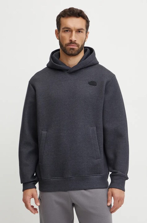 Mikina The North Face Pull-on Hoodie pánská, černá barva, s kapucí, hladká, NF0A8AMBKS71