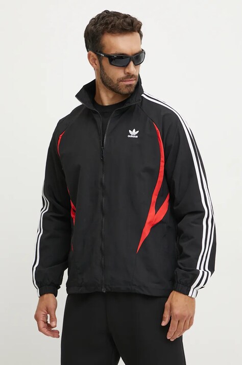 adidas Originals geaca barbati, culoarea negru, de tranzitie, IY2092
