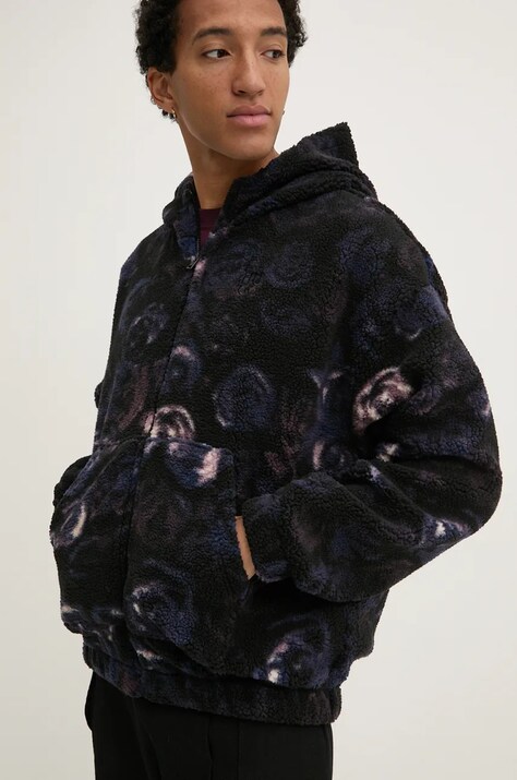 HUGO bluza barbati, culoarea negru, cu glugă, modelator, 50521301