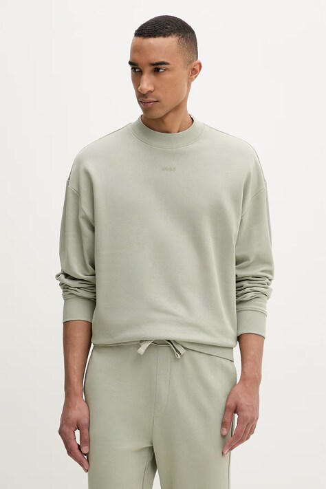 HUGO bluza męska bawełniana Dapocrew zielona 50525892