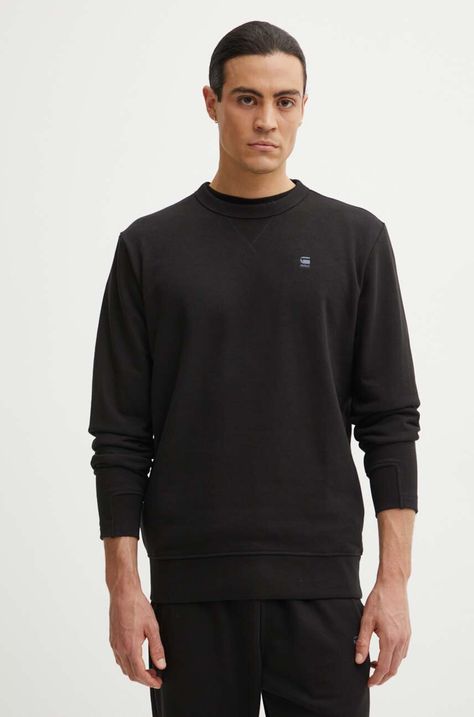 Μπλούζα G-Star Raw χρώμα: μαύρο, D25121-D566