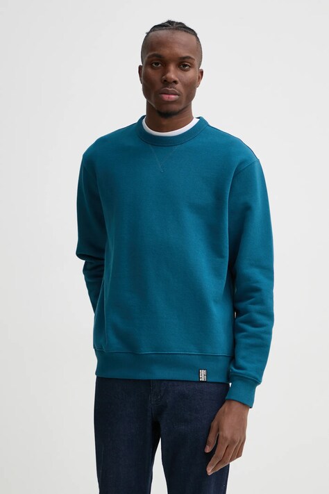 G-Star felpa in cotone uomo colore blu  D25527-D395