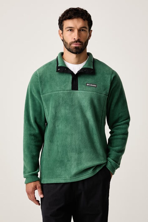 Columbia Bluza sportowa męska Steens Mountain Half Snap zielona 2097721