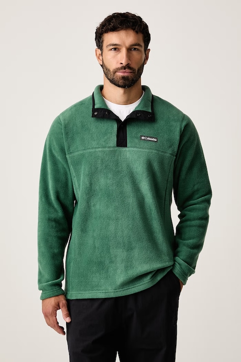 Columbia Bluza sportowa męska Steens Mountain Half Snap zielona 2097721