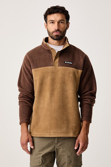 Columbia Bluza sportowa męska Steens Mountain Half Snap brązowa 2097721