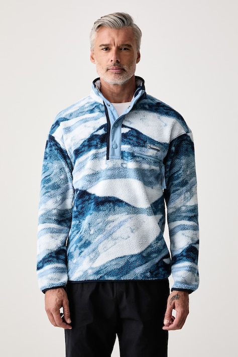 Columbia Bluza sportowa męska polarowa Helvetia niebieska 2098461