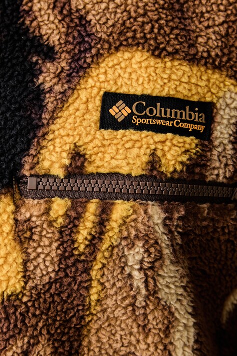 Columbia bluza sportowa męska polarowa Helvetia brązowa 2098461