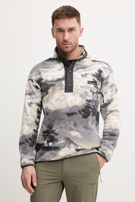 Columbia bluza sportowa Helvetia II kolor szary wzorzysta 2098461