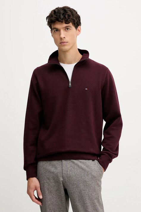 Μπλούζα Tommy Hilfiger χρώμα: μαύρο, MW0MW37233