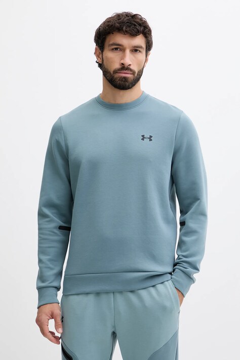Under Armour bluza Unstoppable Fleece Crew męska kolor czarny 1389351