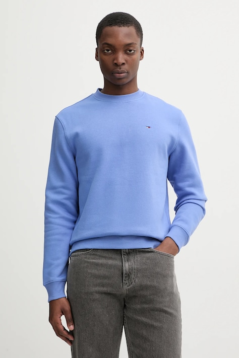 Dukserica Tommy Jeans boja: bež, bez uzorka, DM0DM20741