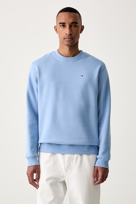 Tommy Jeans melegítőfelső férfi pamuttal kék DM0DM20741
