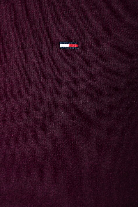 Tommy Jeans Bluza męska z bawełną bordowa DM0DM20741