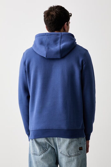 Tommy Jeans bluza z kapturem męska z bawełną niebieska DM0DM20742
