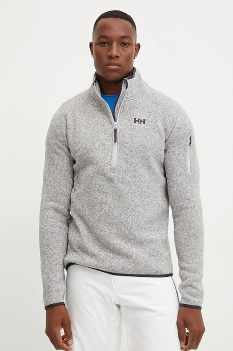 Спортивна кофта Helly Hansen Varde колір сірий візерунок 49430