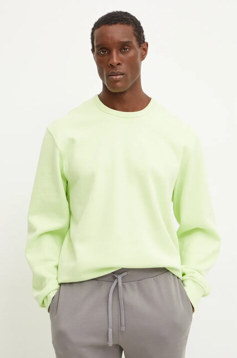 Champion bluza barbati, culoarea verde, neted, 220275