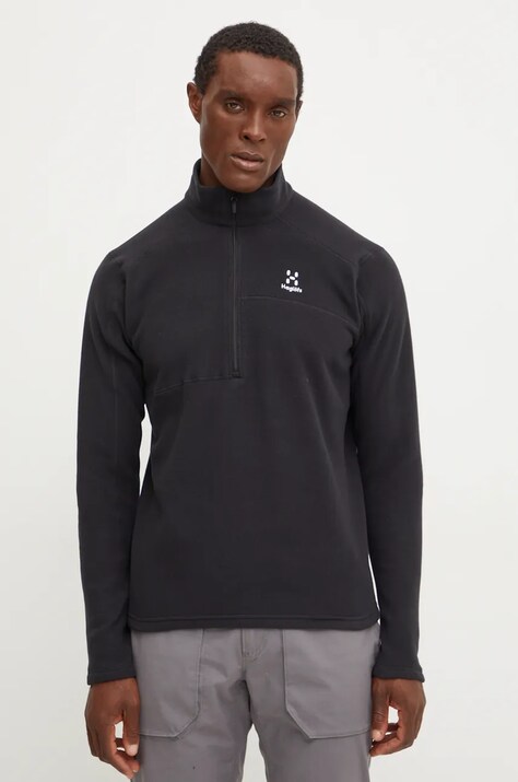 Спортивна кофта Haglöfs Buteo колір чорний однотонна 605077