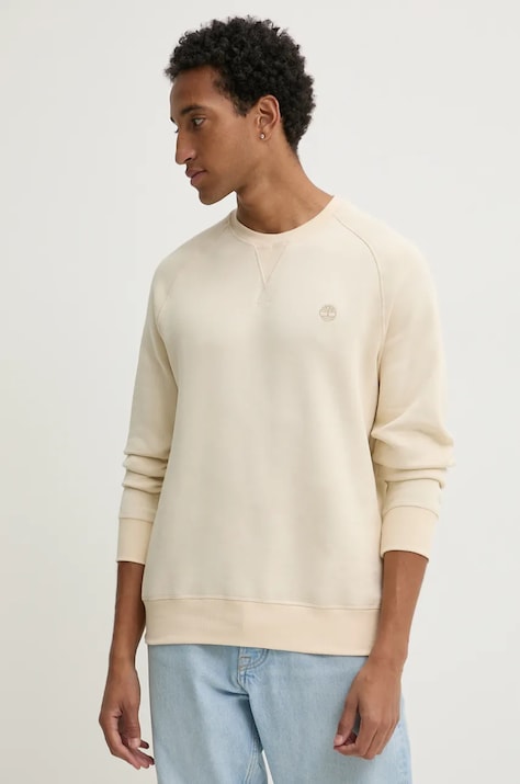 Μπλούζα Timberland χρώμα: μπεζ, TB0A2BNKEFL1