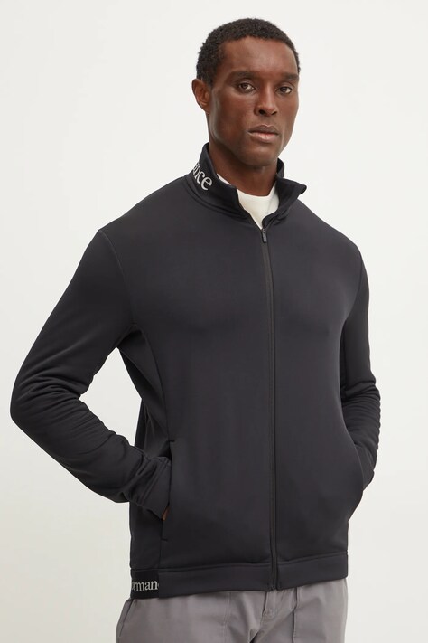 Спортен суичър Peak Performance Rider Tech в черно с принт G79551