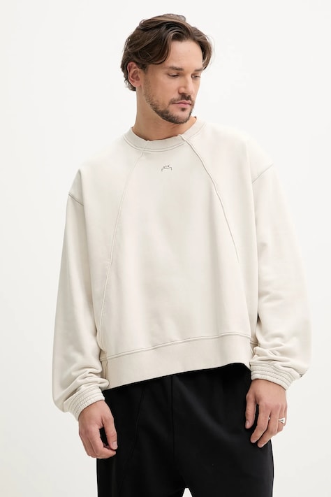 A-COLD-WALL* cotton sweatshirt men's beige color with a print ACWMW198