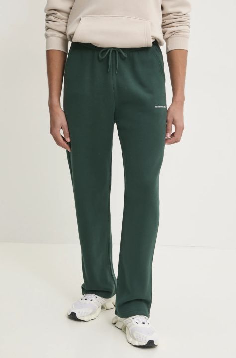 Abercrombie & Fitch pantaloni della tuta colore verde KI134-4089