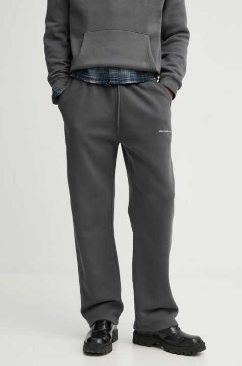 Abercrombie & Fitch pantaloni della tuta colore grigio KI134-4112