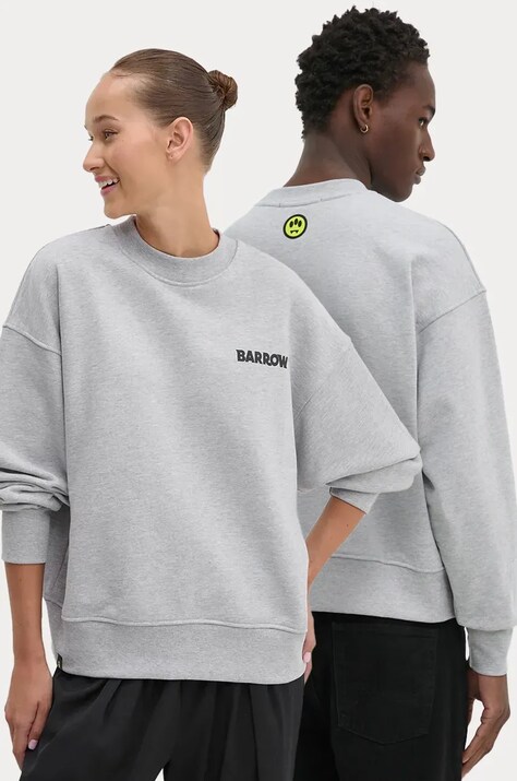 Barrow bluza culoarea gri, cu imprimeu, F4BWUASW133