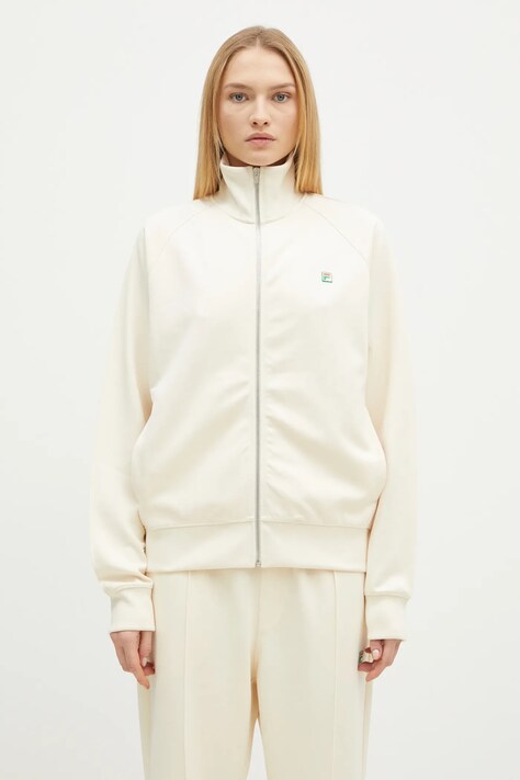 FILA+ bluza Ace Track Top culoarea bej, neted, 42FW24TR02574C001