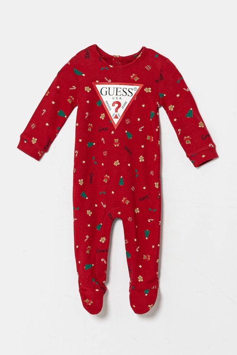 Guess salopeta din bumbac pentru bebelusi P4BG00 KBEG0