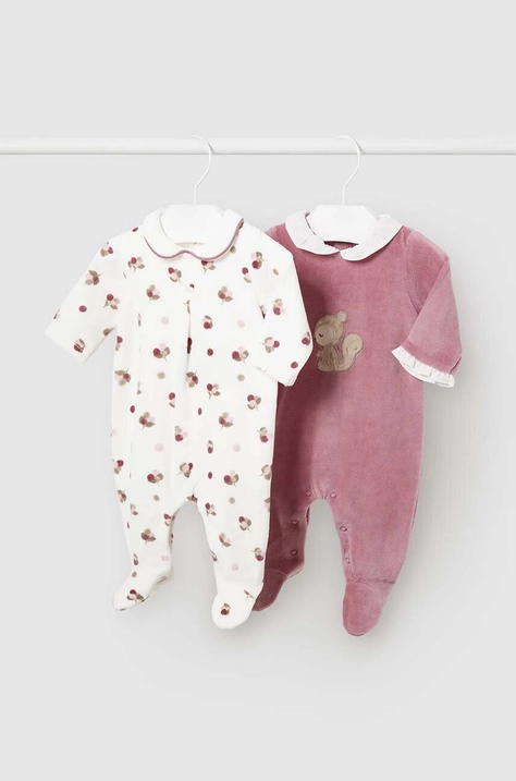 Μάκτρο παραθύρων Mayoral Newborn 2-pack χρώμα: ροζ, 2777