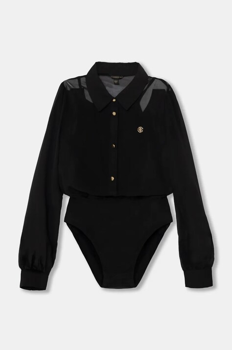 Guess koszula dziecięca kolor czarny J4BH00 WA2T0