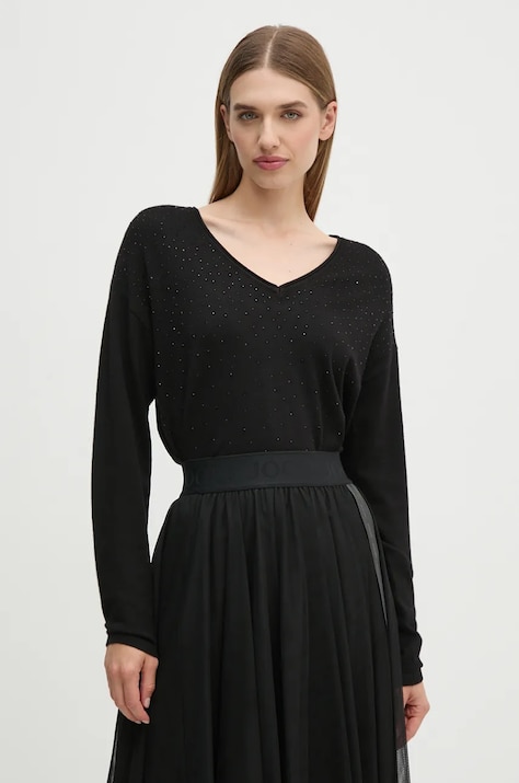 Joseph Ribkoff pulover femei, culoarea negru, light, 244923