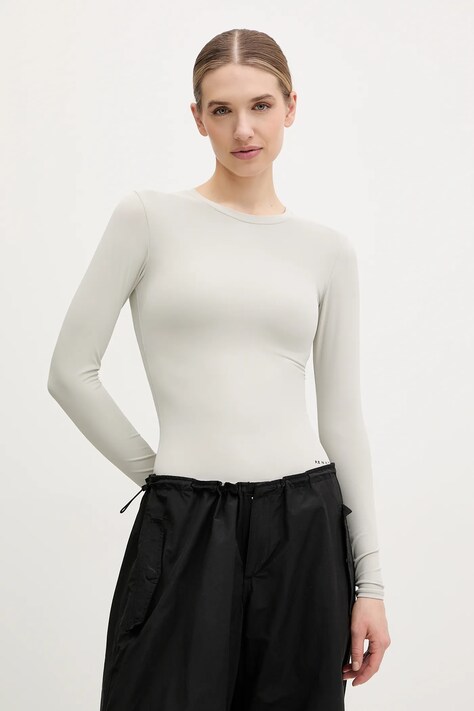 P.E Nation longsleeve Foundation femei, culoarea gri, 243L265