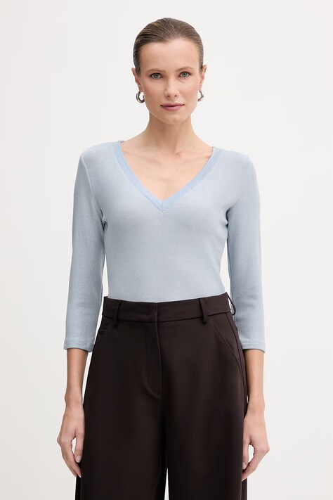 Morgan longsleeve TIWI kolor niebieski TIWI