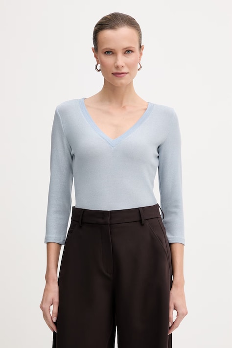 Morgan longsleeve TIWI kolor niebieski TIWI