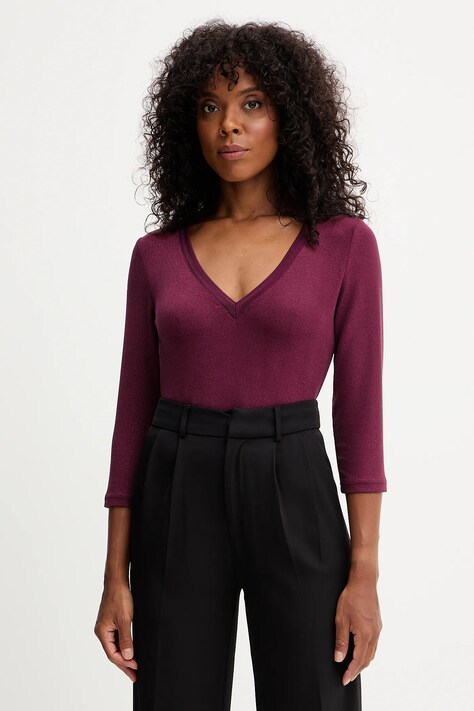 Morgan longsleeve TIWI culoarea bej, TIWI