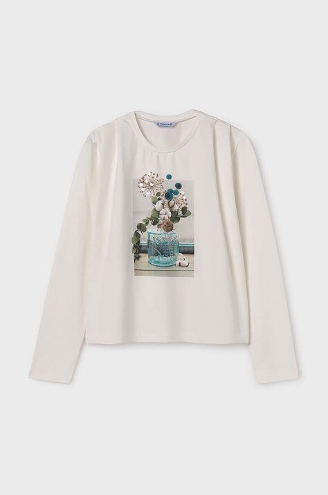 Mayoral longsleeve copii culoarea turcoaz, 7005