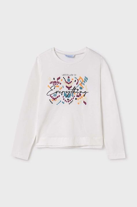 Детский лонгслив Mayoral цвет фиолетовый 7015