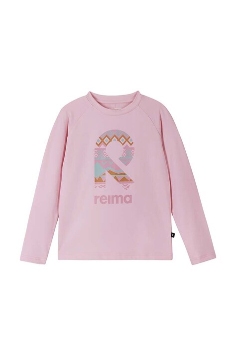 Reima longsleeve copii Koulussa culoarea roz, 5200375B