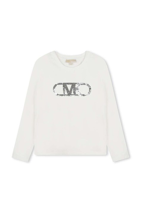 Детска блуза с дълги ръкави Michael Kors в бяло R30145
