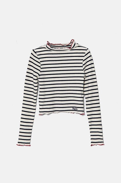 Детска блуза с дълги ръкави Pepe Jeans TALLULAH в тъмносиньо PG503102