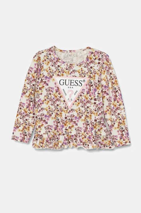 Guess longsleeve copii culoarea roz, K4BI10 J1313